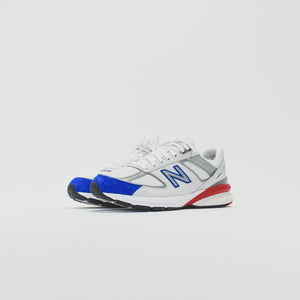 New Balance Made in USA 990 V5 - Nimbus Cloud / Team Red
