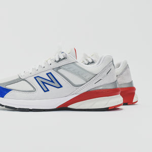 New Balance Made in USA 990 V5 - Nimbus Cloud / Team Red