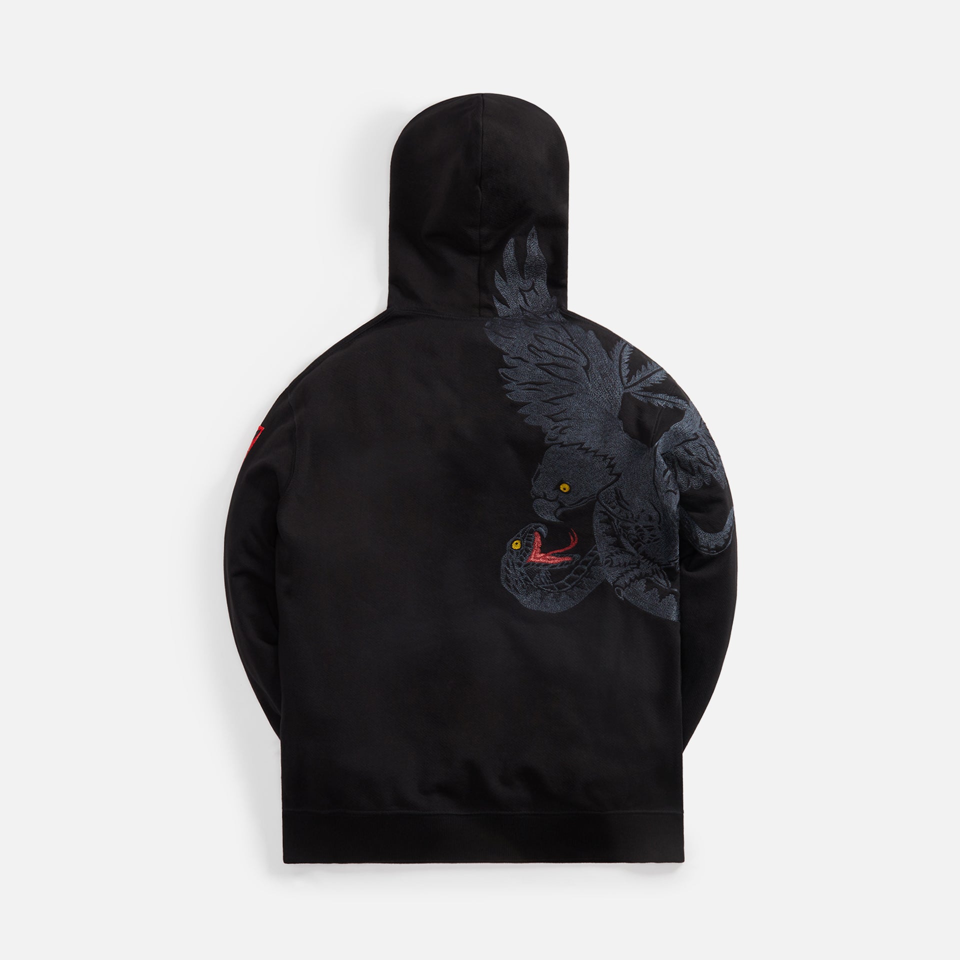 Maharishi Eagle vs Snake Hooded Sweatshirt - Black