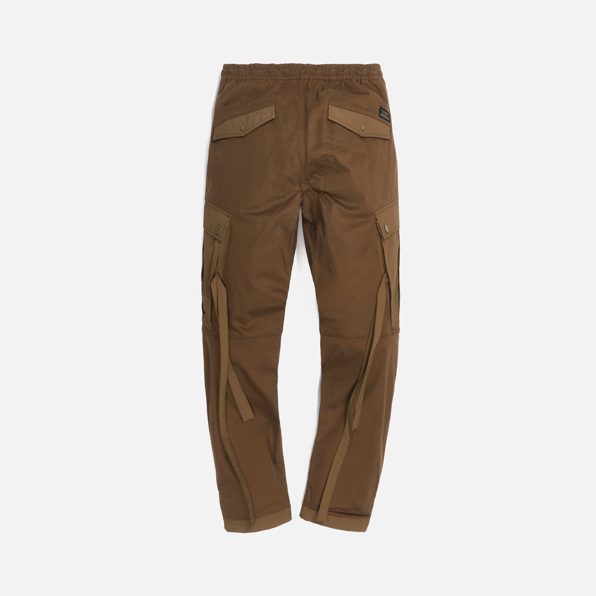 Maharishi Woven Cargo Trackpants Mil Spec Cellulose - Maha Olive