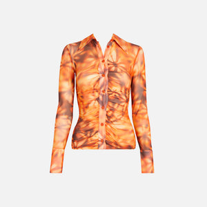 Misbhv Flower 90s Shirt - Mesh Orange Multi