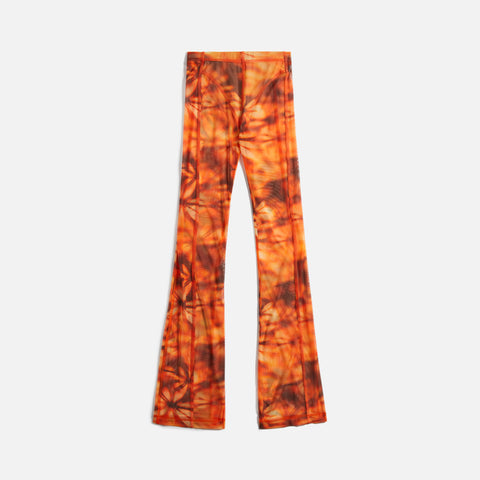 Misbhv Flower Flared Trousers - Orange Multi