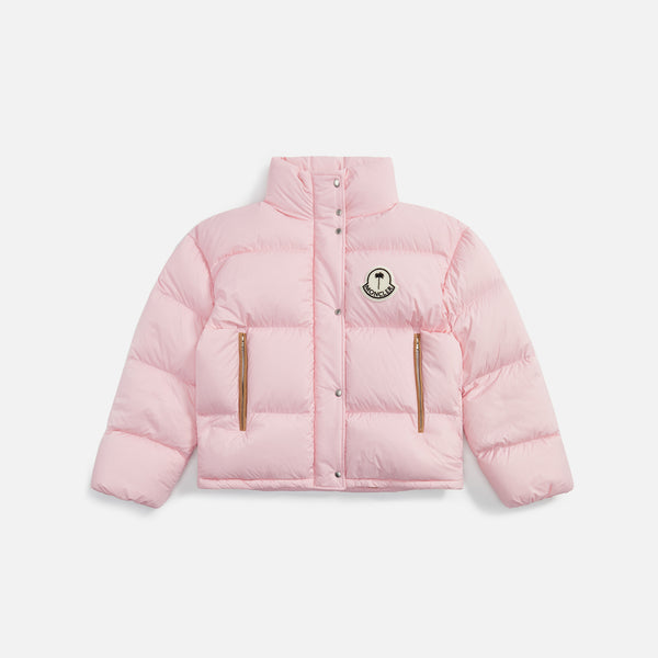 MONCLER◆KAMILET ナイロン ギャザーコート 8A ピンク Moncler x Palm Angels Antora Short Down Jacket Light Pink Men's