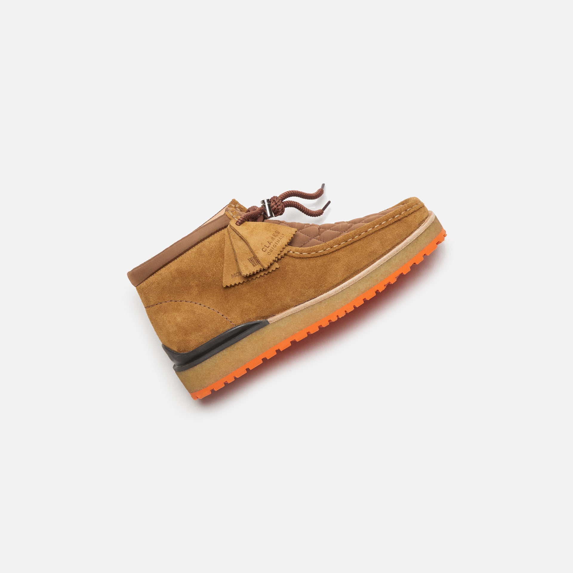 Moncler 1952 x Clarks Wallabee - Khaki / Orange