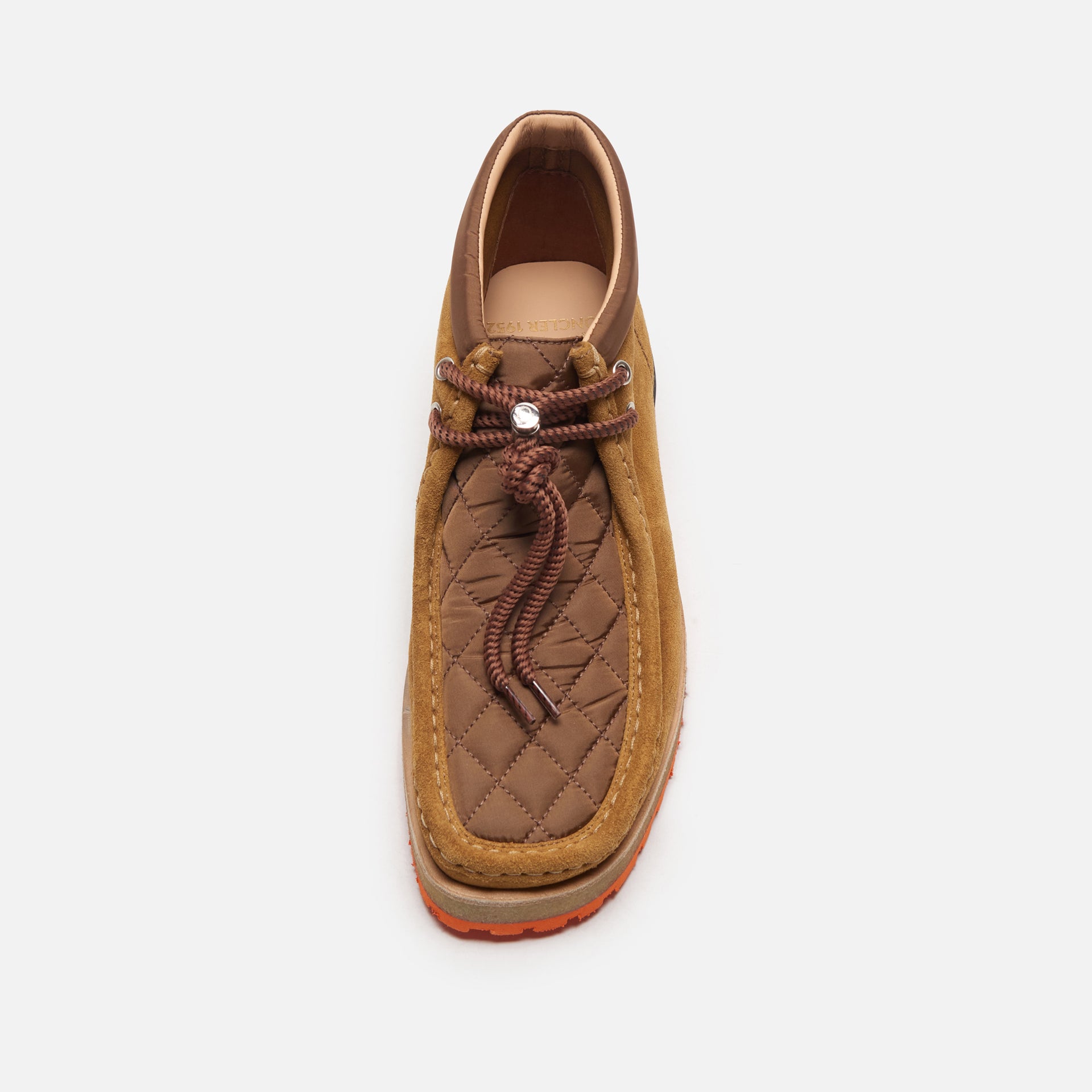 Moncler 1952 x Clarks Wallabee - Khaki / Orange