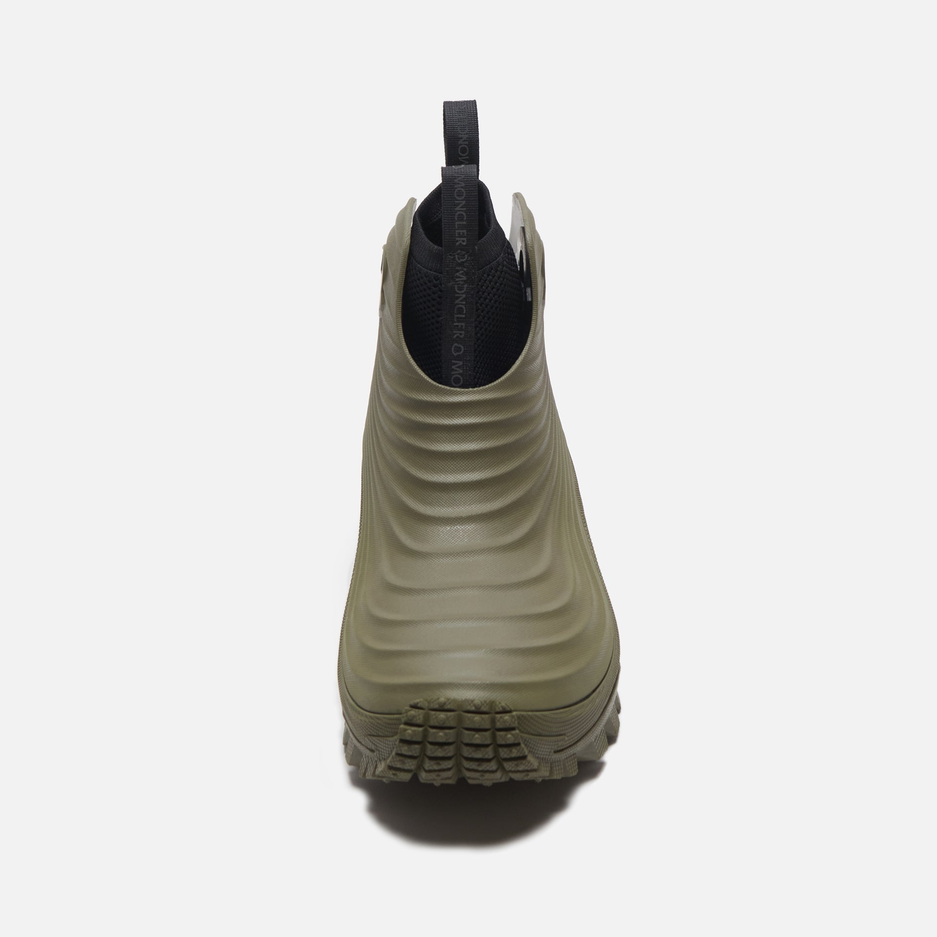 Moncler Acqua High Rain Boots - Military