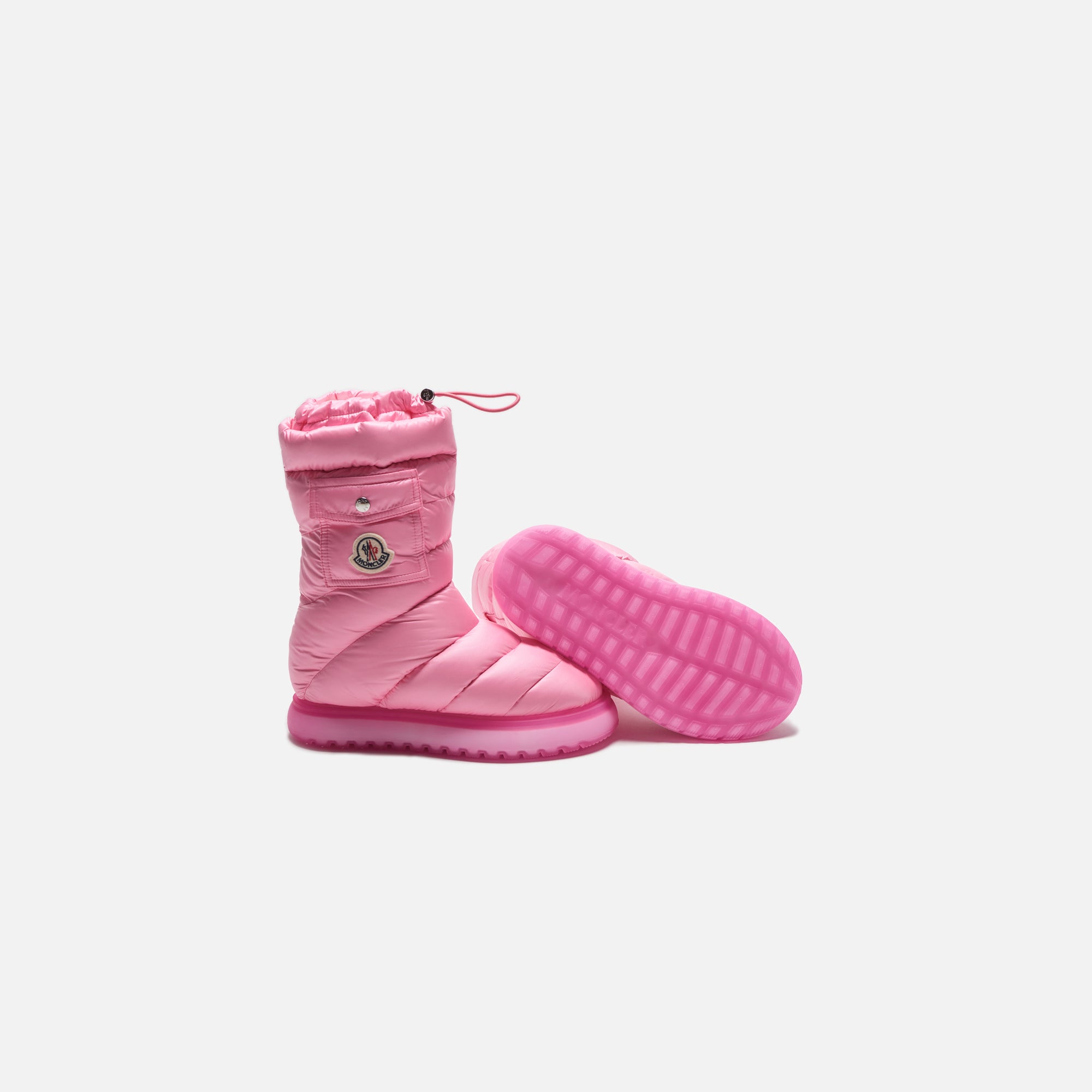 Moncler Gaia Pocket Mid Snow Boots - Pink – Kith