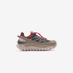 Moncler Trailgrip GTX Low Top Sneakers run - Red / Taupe / Black