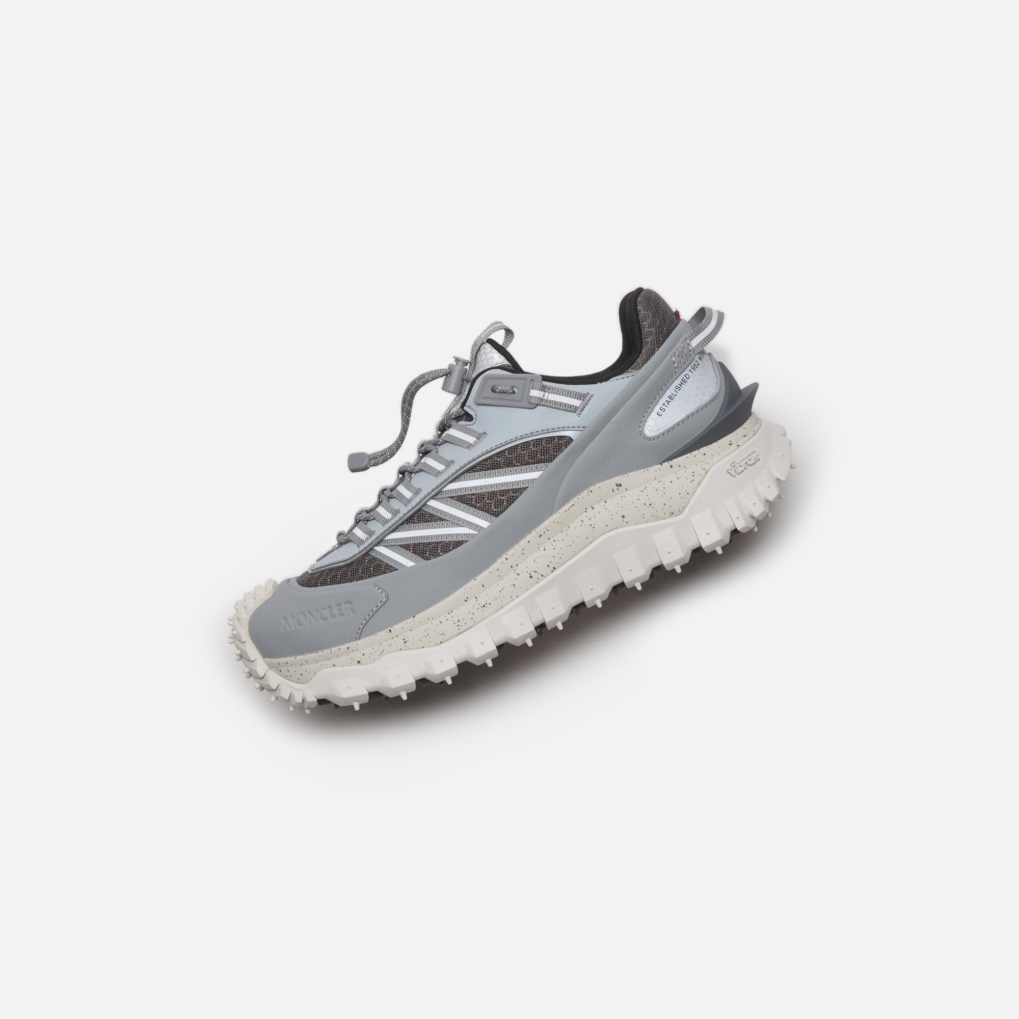 Moncler Trailgrip Low Top Sneakers - Silver – Kith