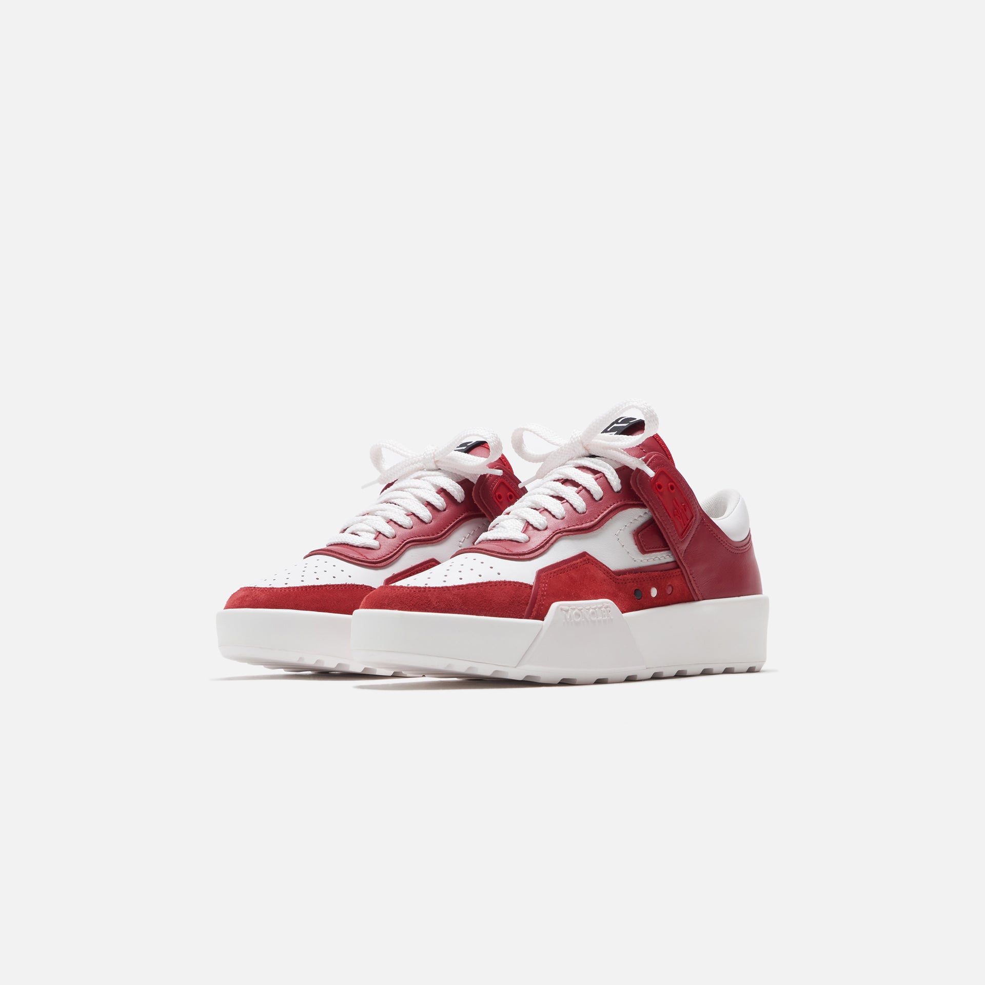 Moncler Promyx Space Low Top Sneakers - Red / White