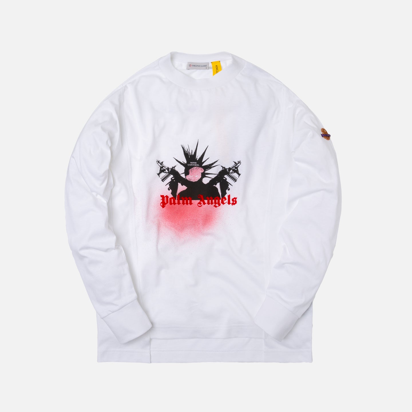 8 Moncler Palm Angels Maglia Girocollo Graphic L/S Tee - White – Kith