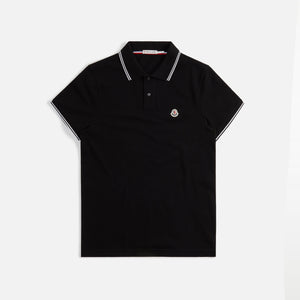 Moncler Short Sleeve Polo Shirt - Black