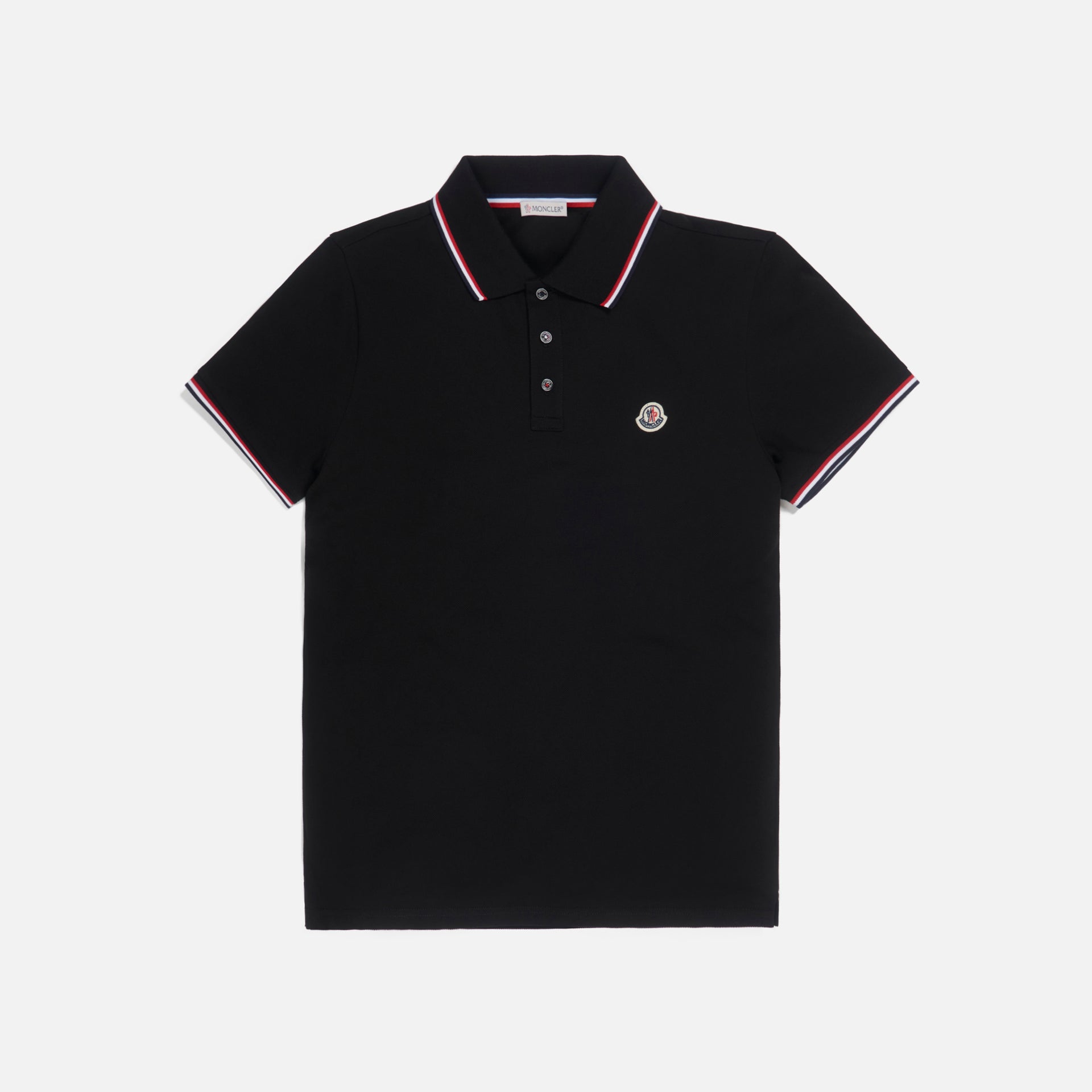 Moncler Maglia Polo Manica Corta Black – Kith - Main Image