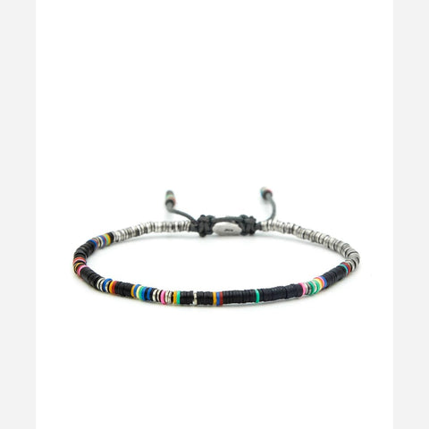 M. Cohen Mini African Disc Bracelet - Black