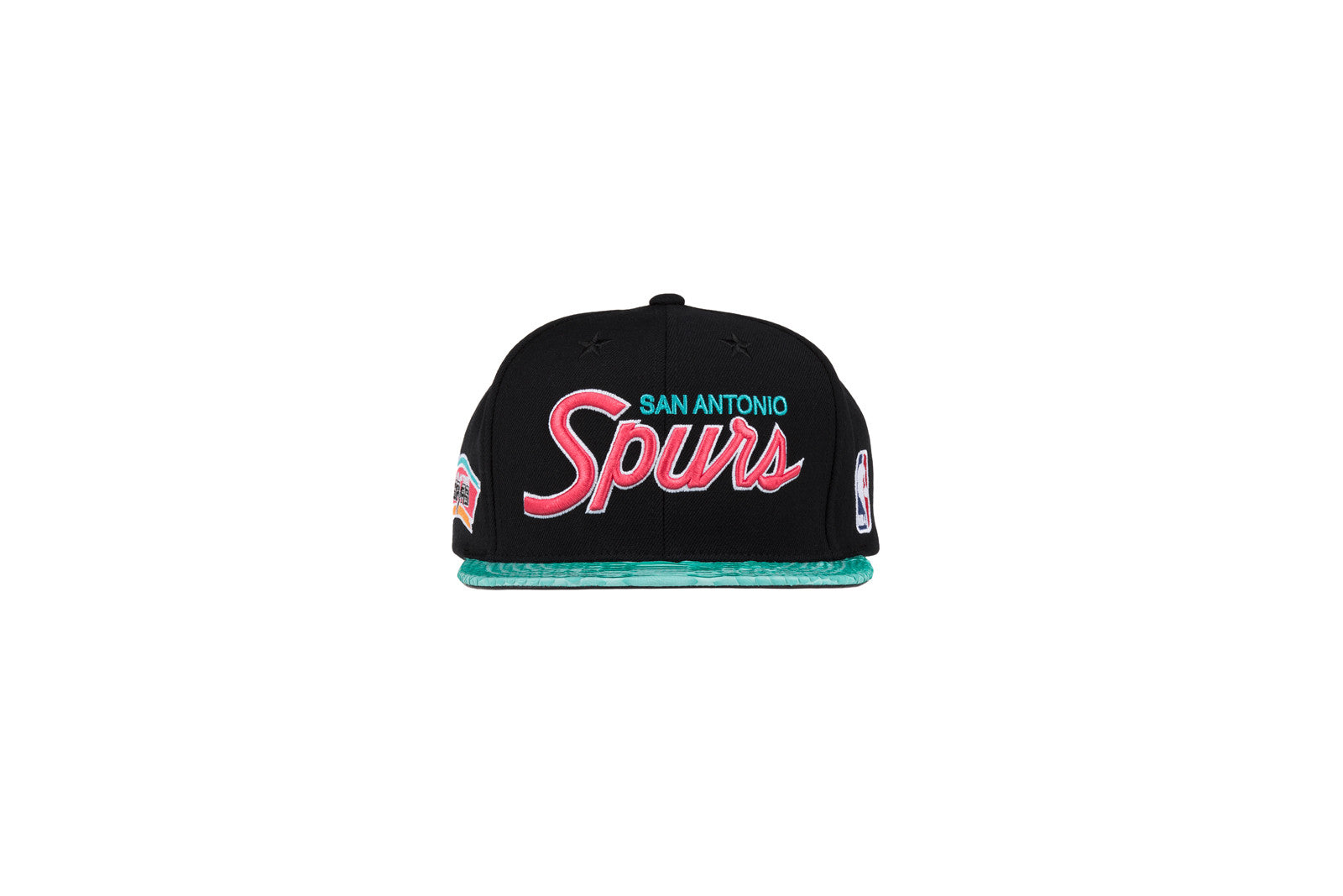 Just Don San Antonio Spurs Hat - Black / Teal