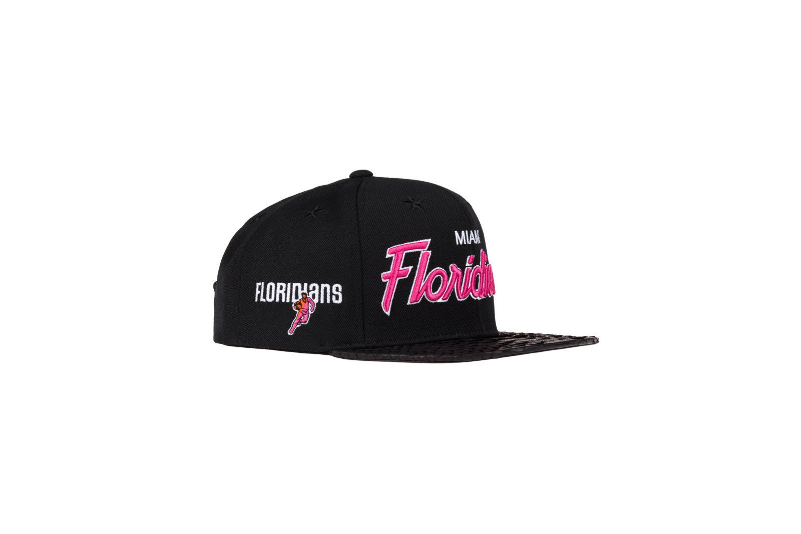 Just Don Miami Floridians Hat - Black / Black