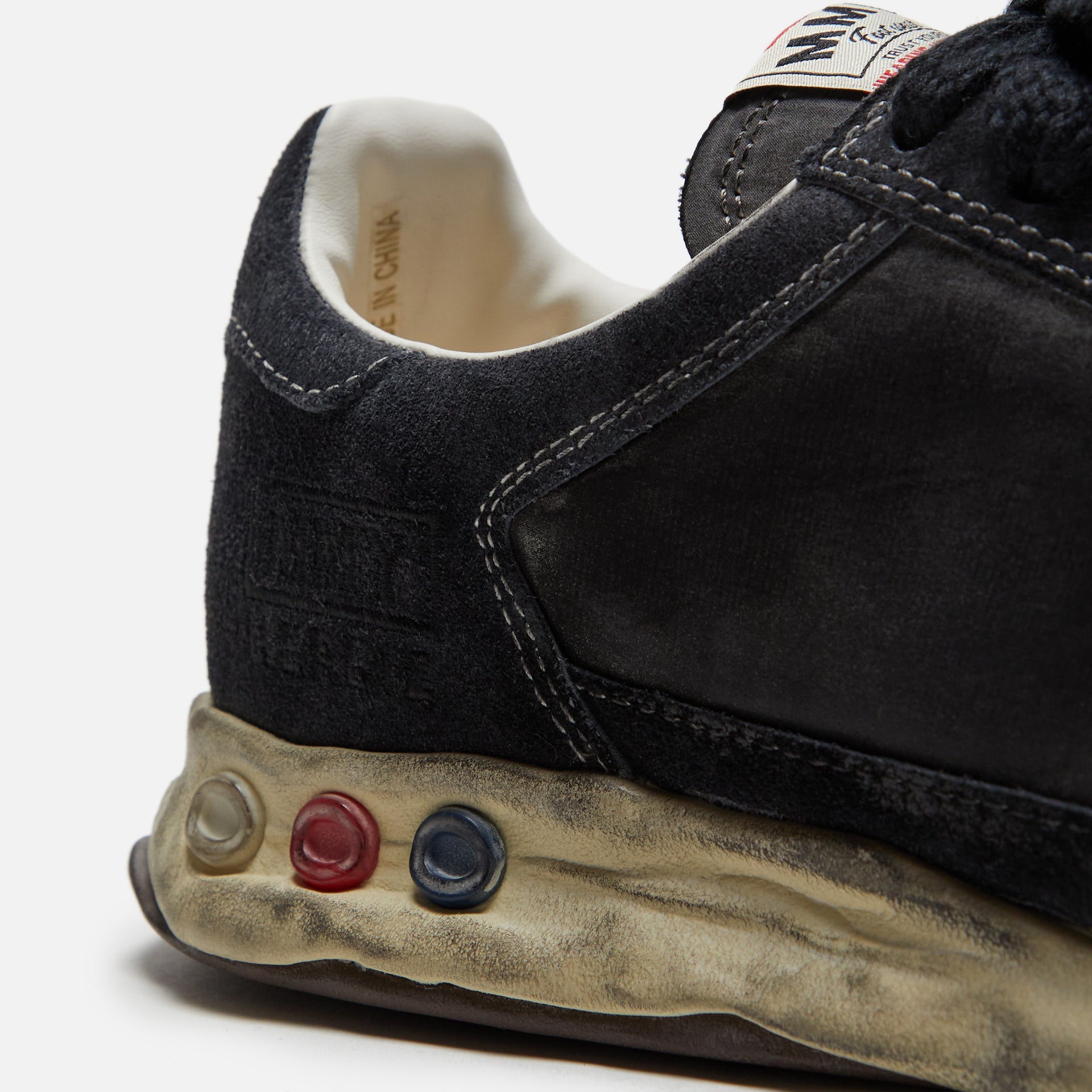 Mihara Yasuhiro Herbie OG Sole Mix Material Low - Black
