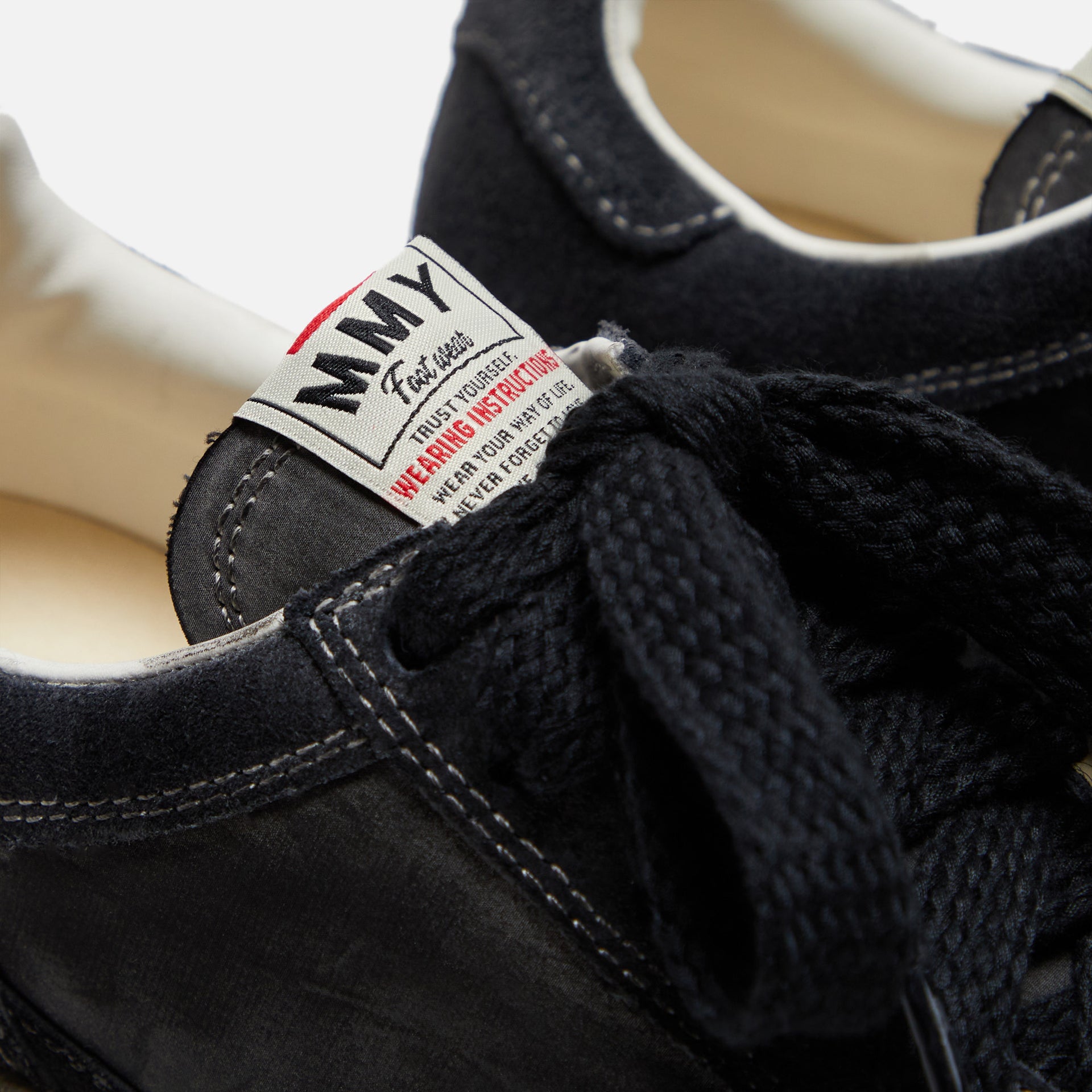 Mihara Yasuhiro Herbie OG Sole Mix Material Low - Black