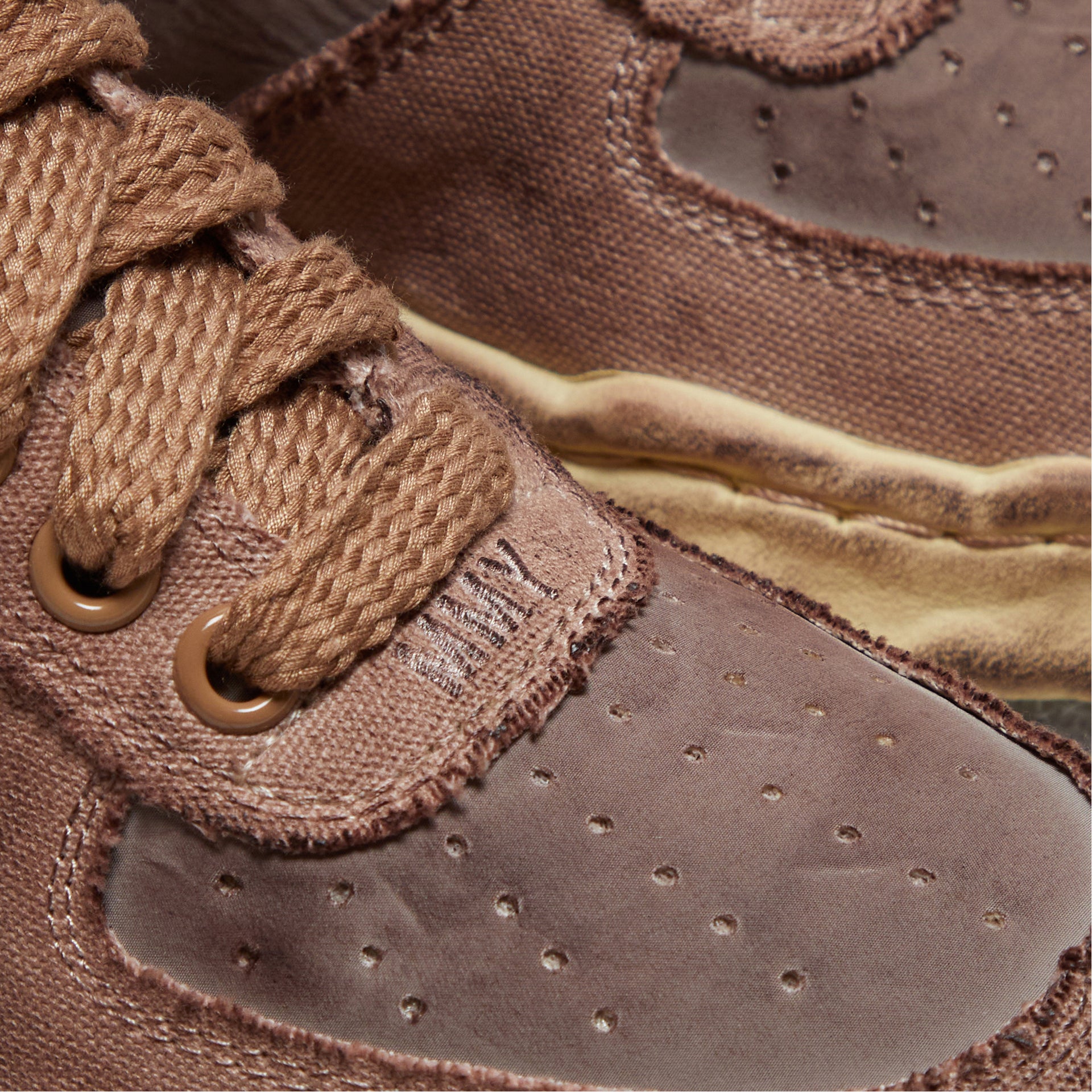 Mihara Yasuhiro Wayne OG Sole Mix Material Low - Brown