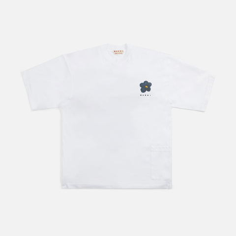 Marni S/S Organic Jersey Tee - Lily White