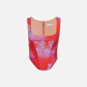 Miaou Campbell Corset - Rouge Mudd
