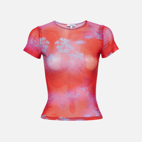 Miaou Mini Tee - Rouge Mudd