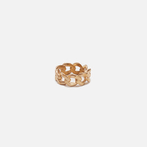 Margiela Curb Chain Ring - Gold