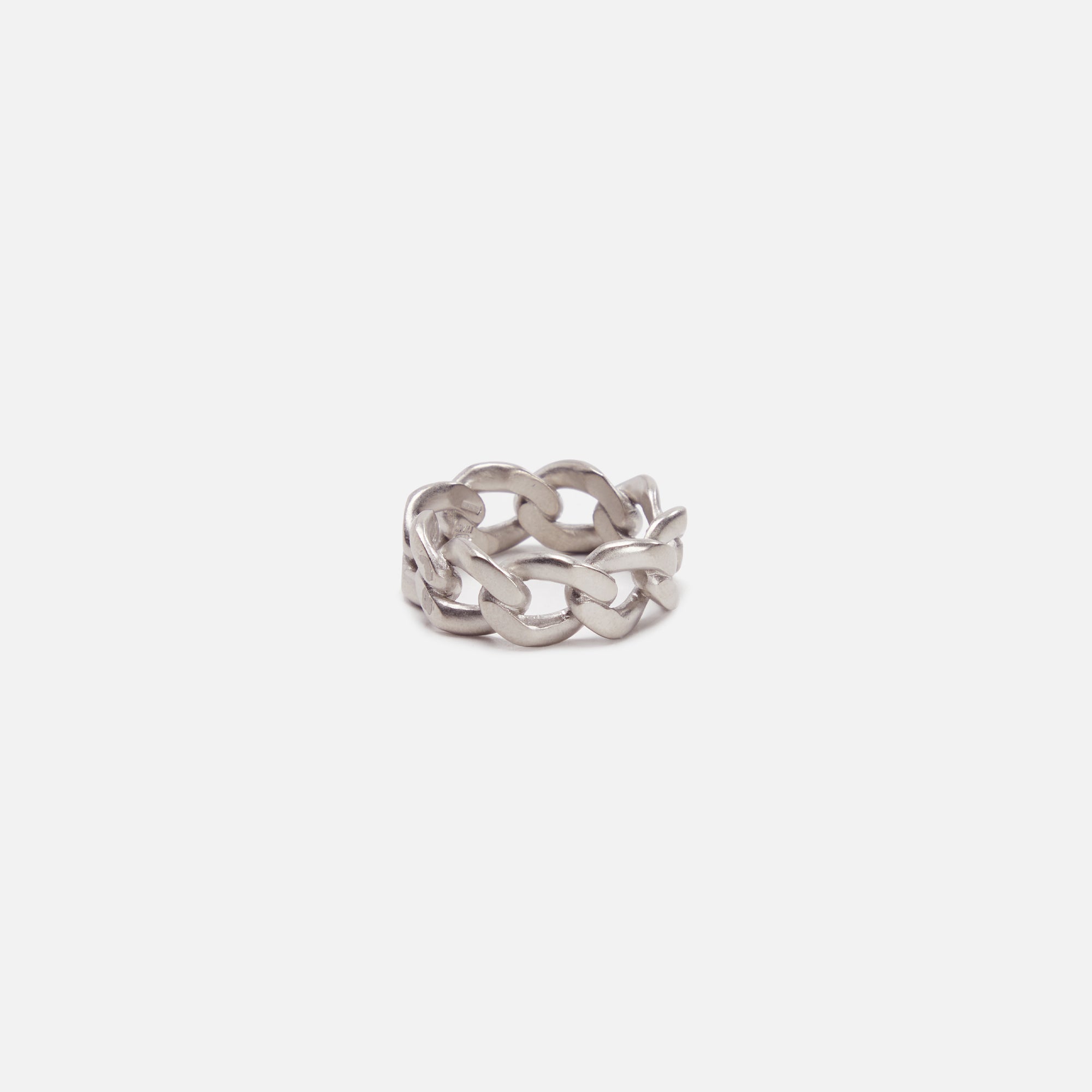 アクセサリー Maison Margiela CHAIN RING size06 MM6 Maison Margiela curb-chain Ring | Silver | FARFETCH