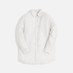 Margiela Oversized Striped Shirt - White