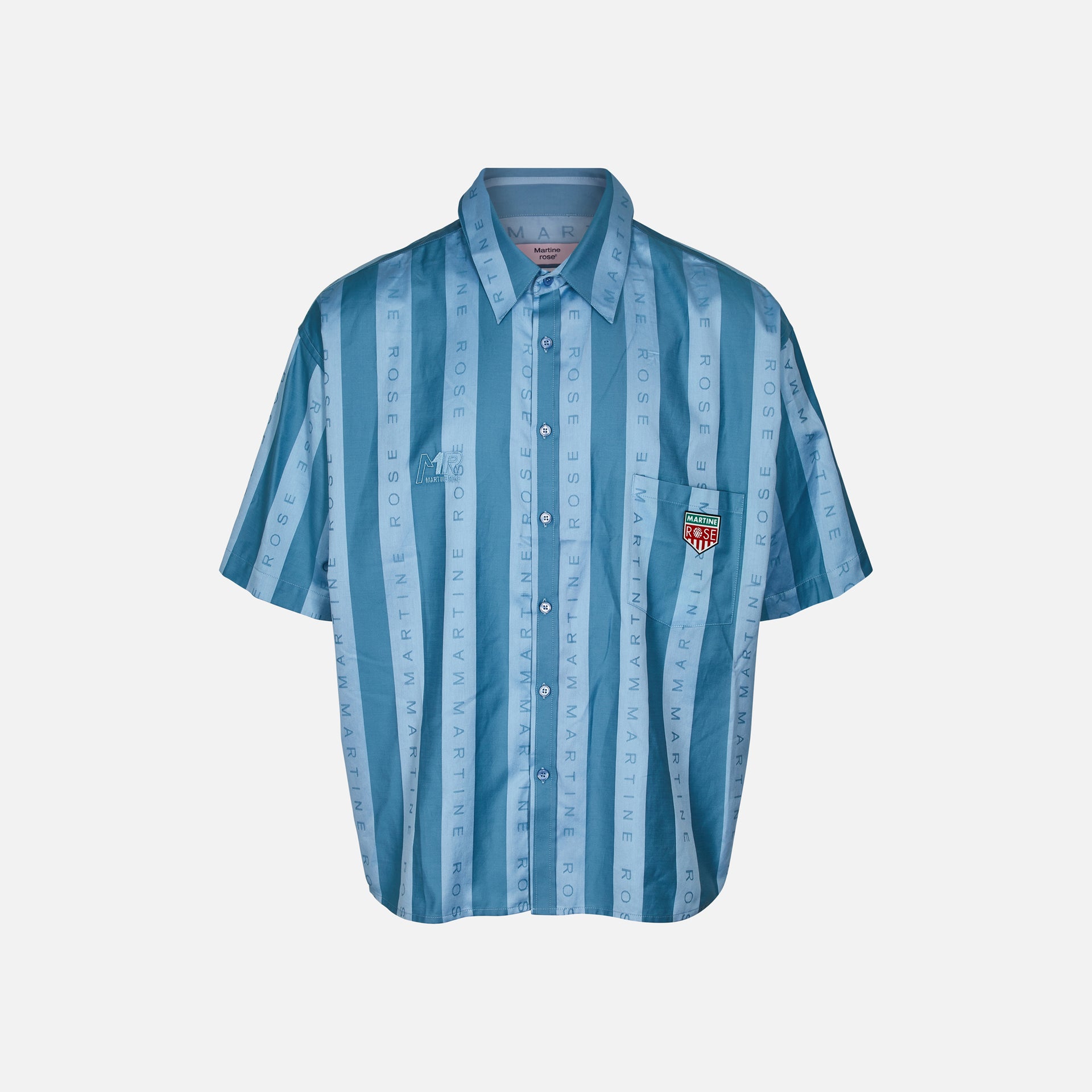 Martine Rose Duel Shirt - Light Blue