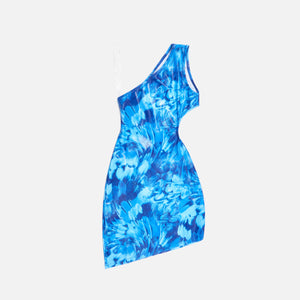 Melissa Simone Jasmine Glossed Dress - Ocean Blue