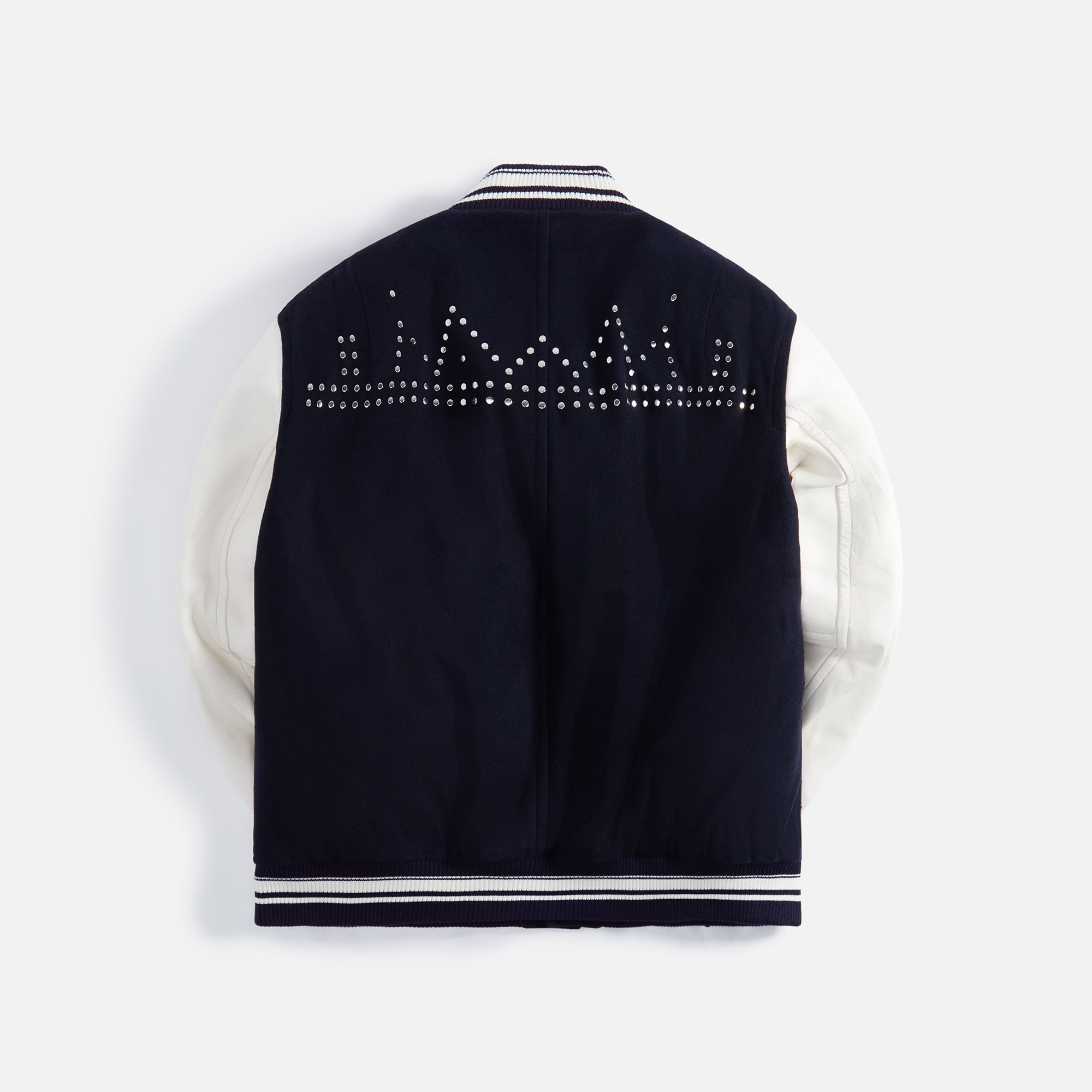 Wales Bonner Ascend Varsity Jacket - Navy / Ivory – Kith
