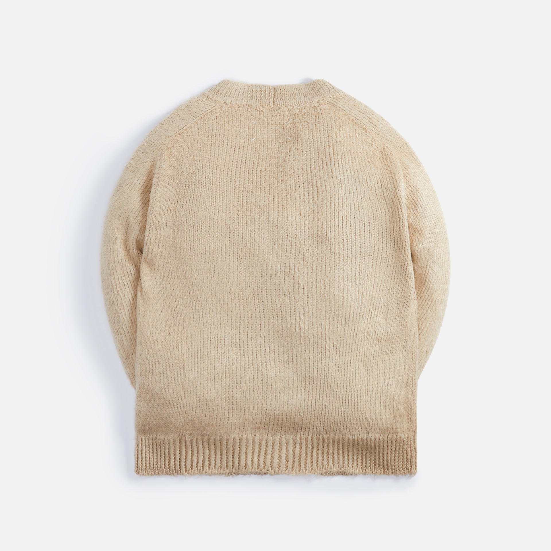 Margiela Gauge 3 Brushed Linen Cardigan - Beige