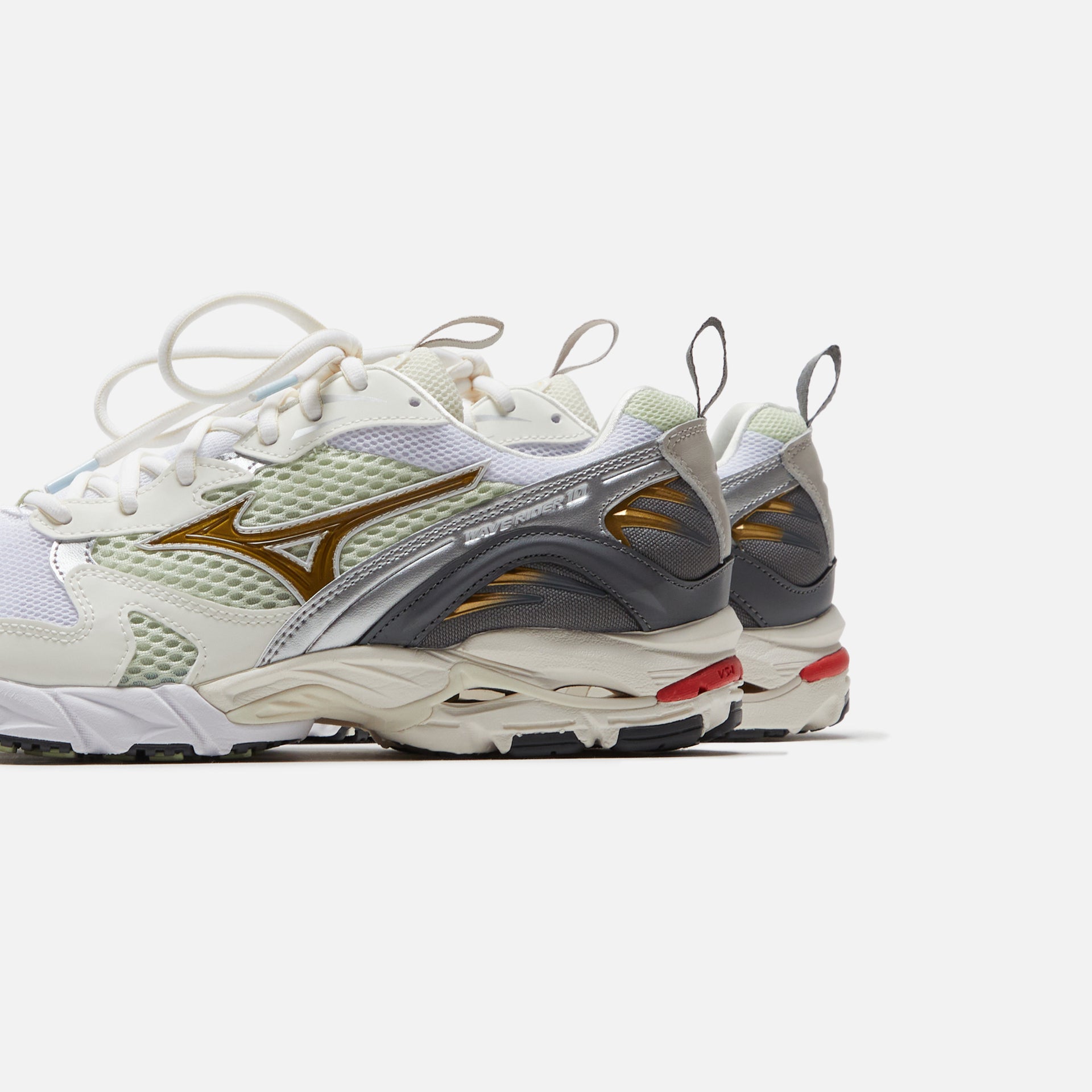 Mizuno Wave Rider 10 - White / Silver Cloud / Sunstruck