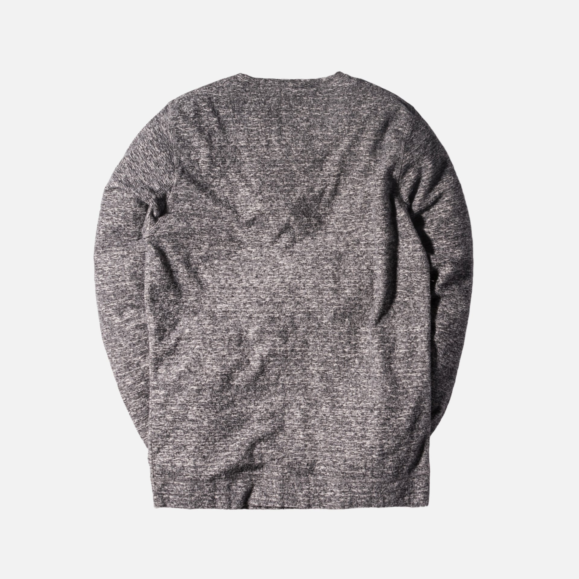 Norse Projects Halfdan Contrast Flame L/S Tee - Melange Grey