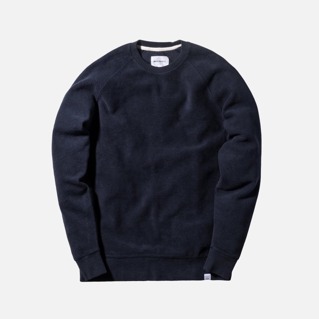 Norse Projects Ketel Crewneck - Navy – Kith