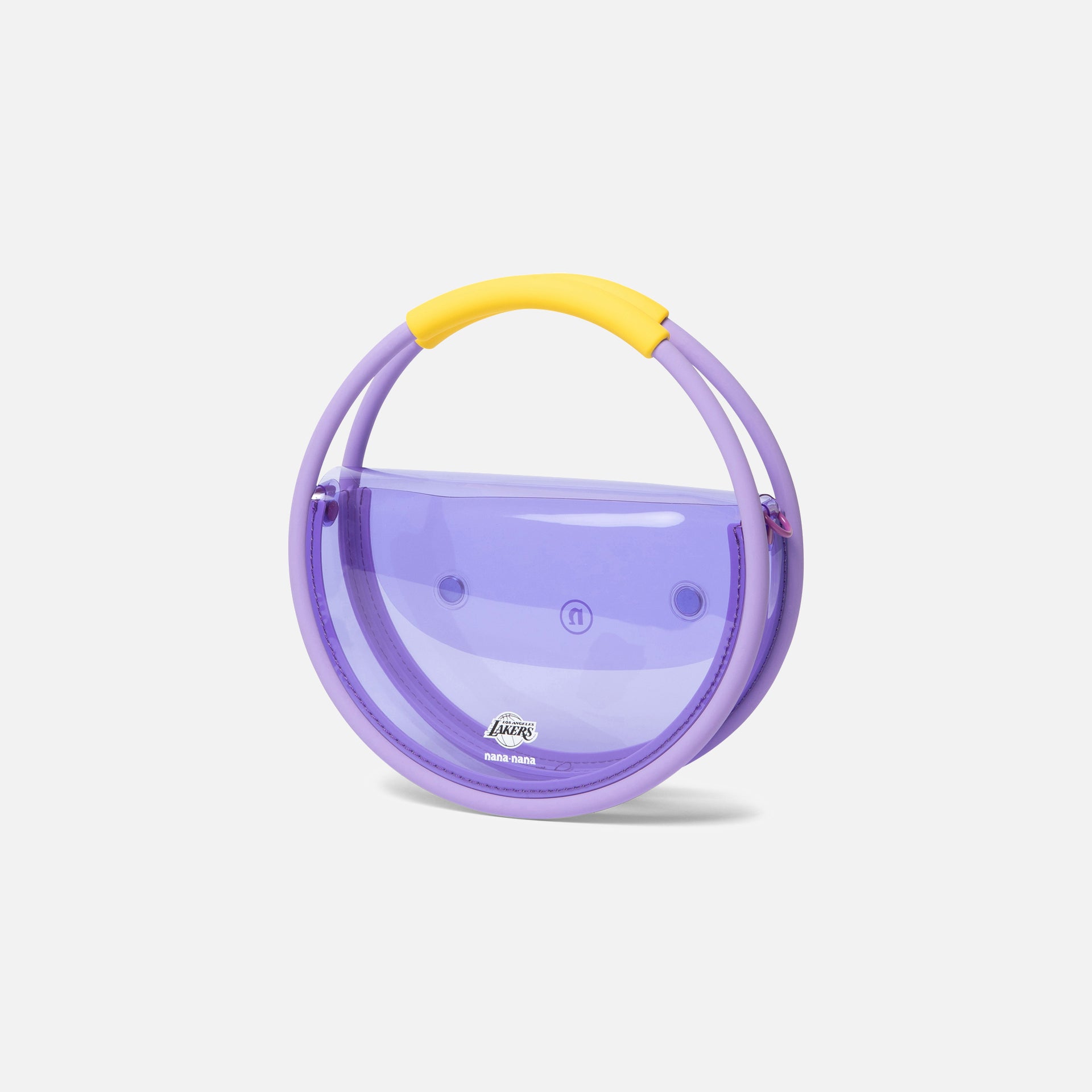 Nana-Nana Hoop PVC Bag Medium - LA Lakers Purple
