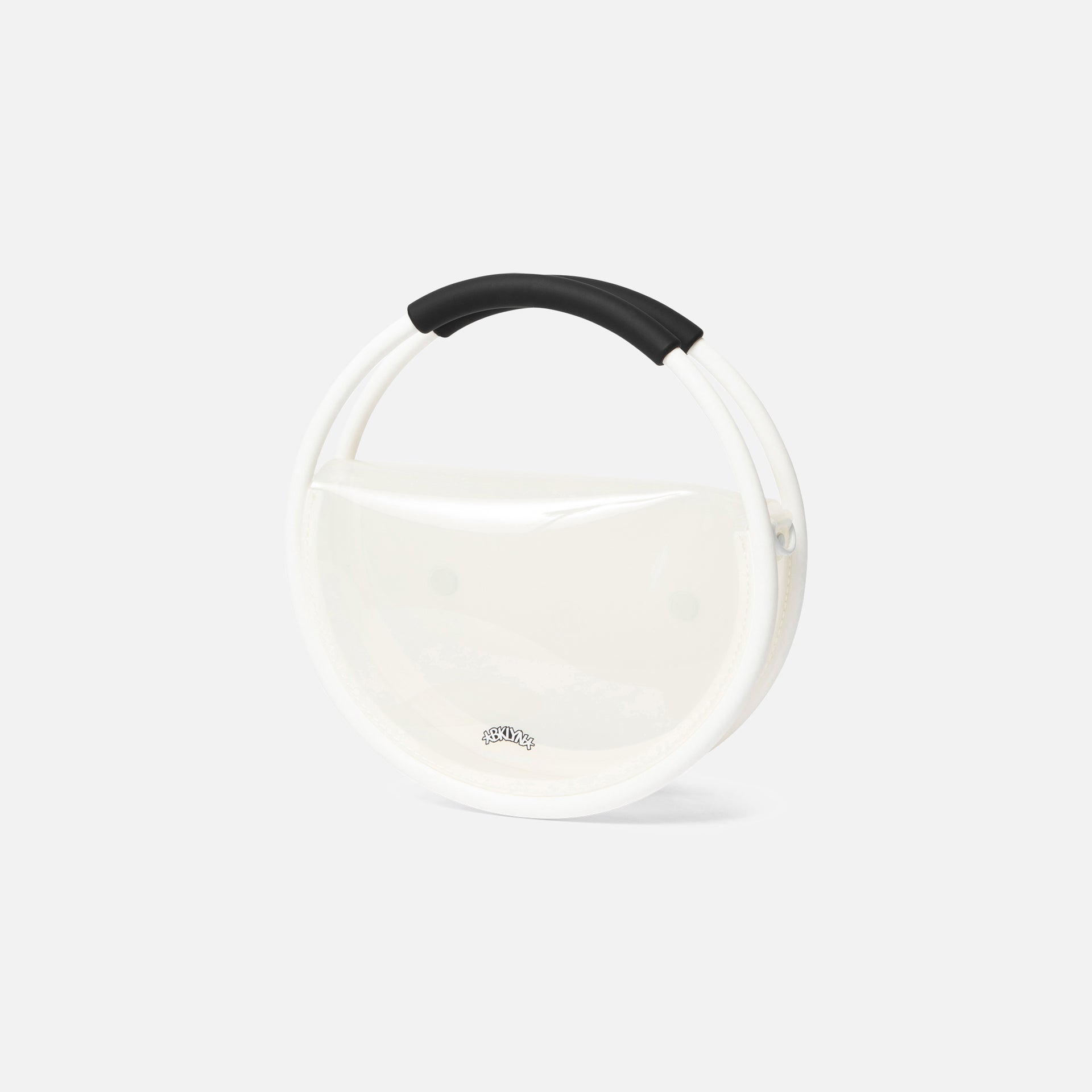 Nana-Nana Hoop PVC Bag Medium - Brooklyn Nets White