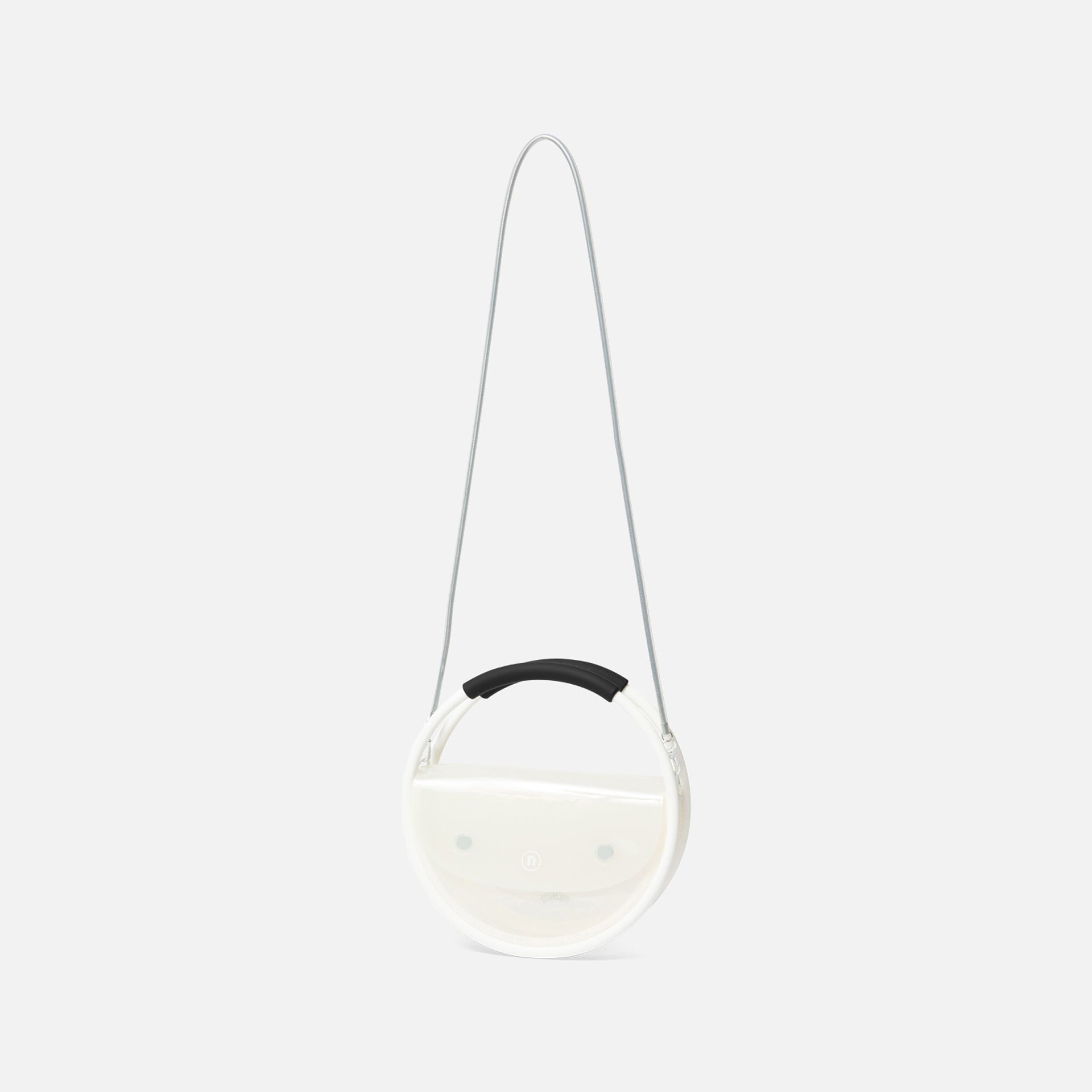 Nana-Nana Hoop PVC Bag Medium - Brooklyn Nets White