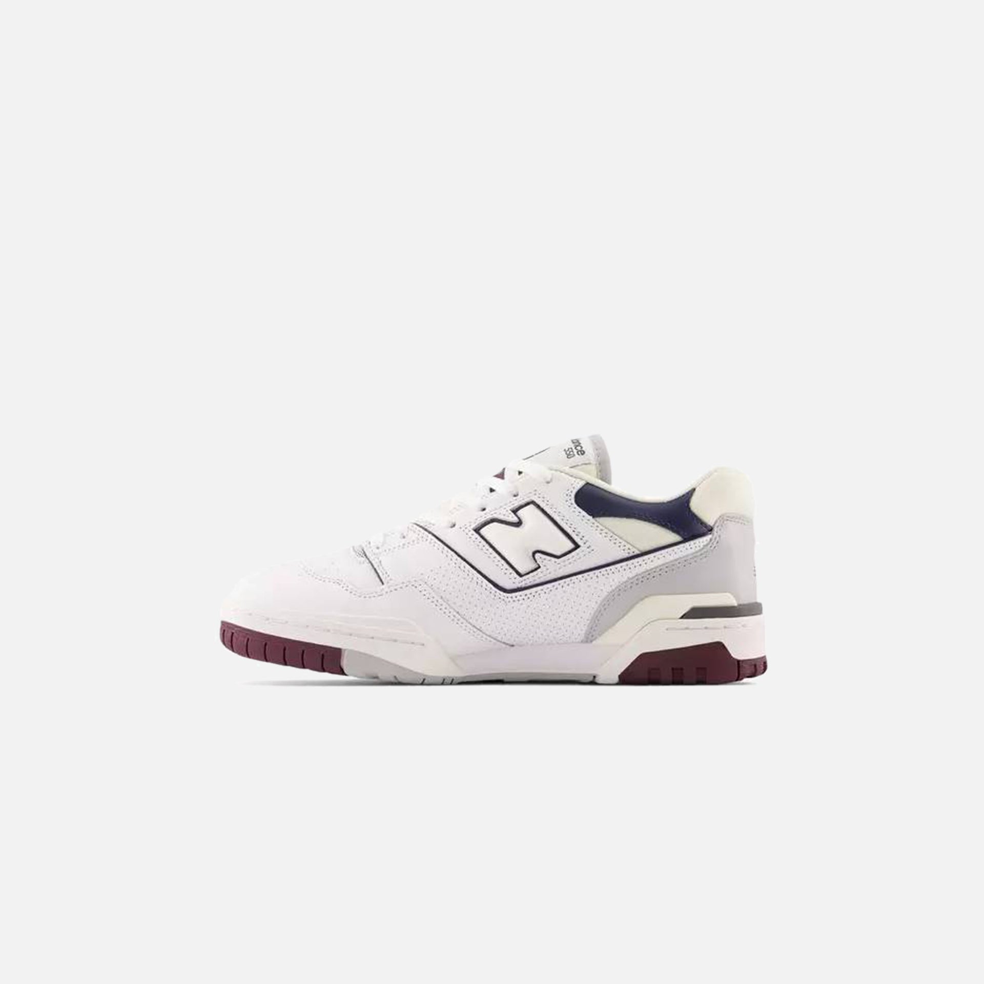 New Balance 550 - White / Natural Indigo / Burgundy