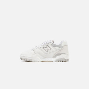 New Balance 550 - White / Rain Cloud / Light Aluminum