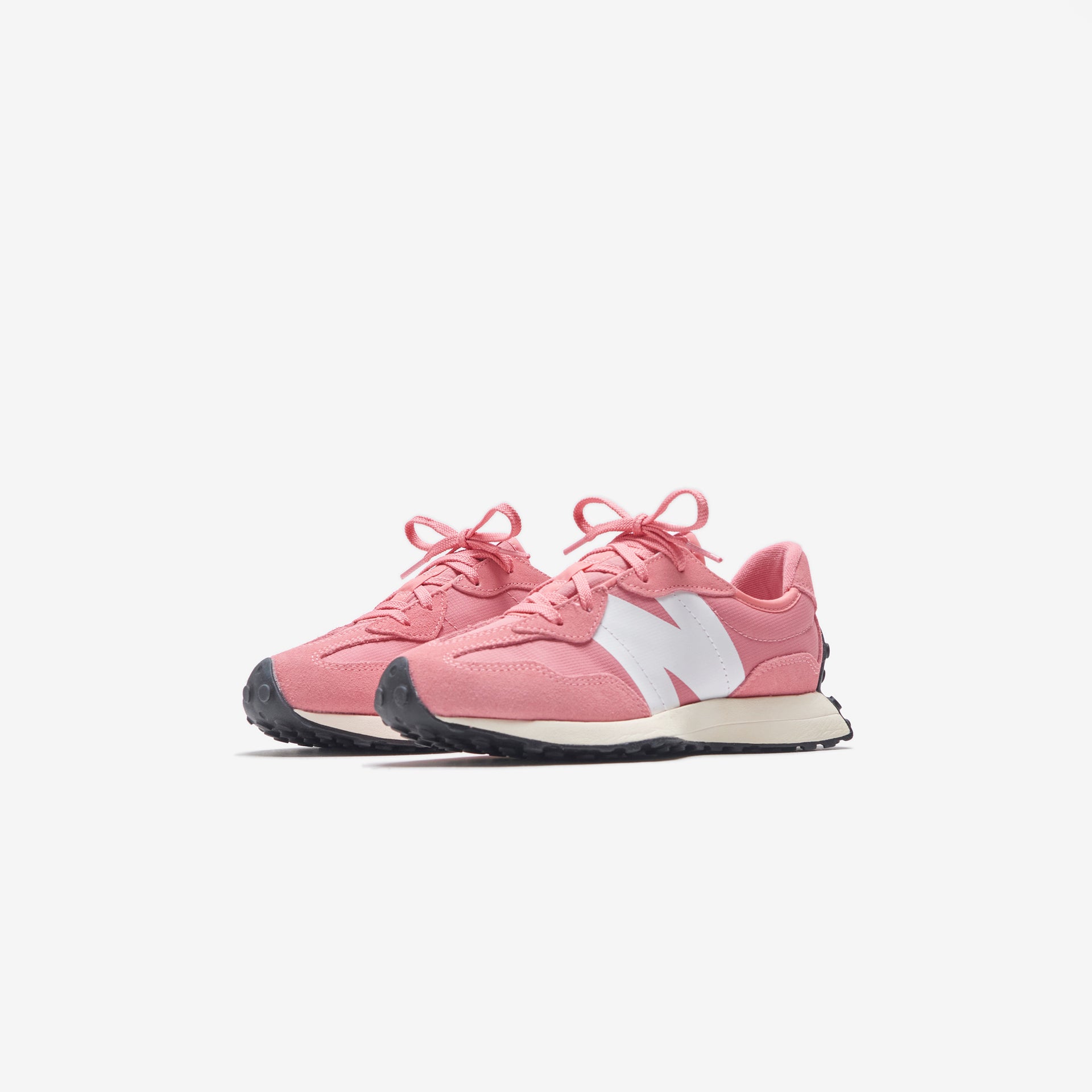 New Balance Grade School 327 Natural - Pink / White