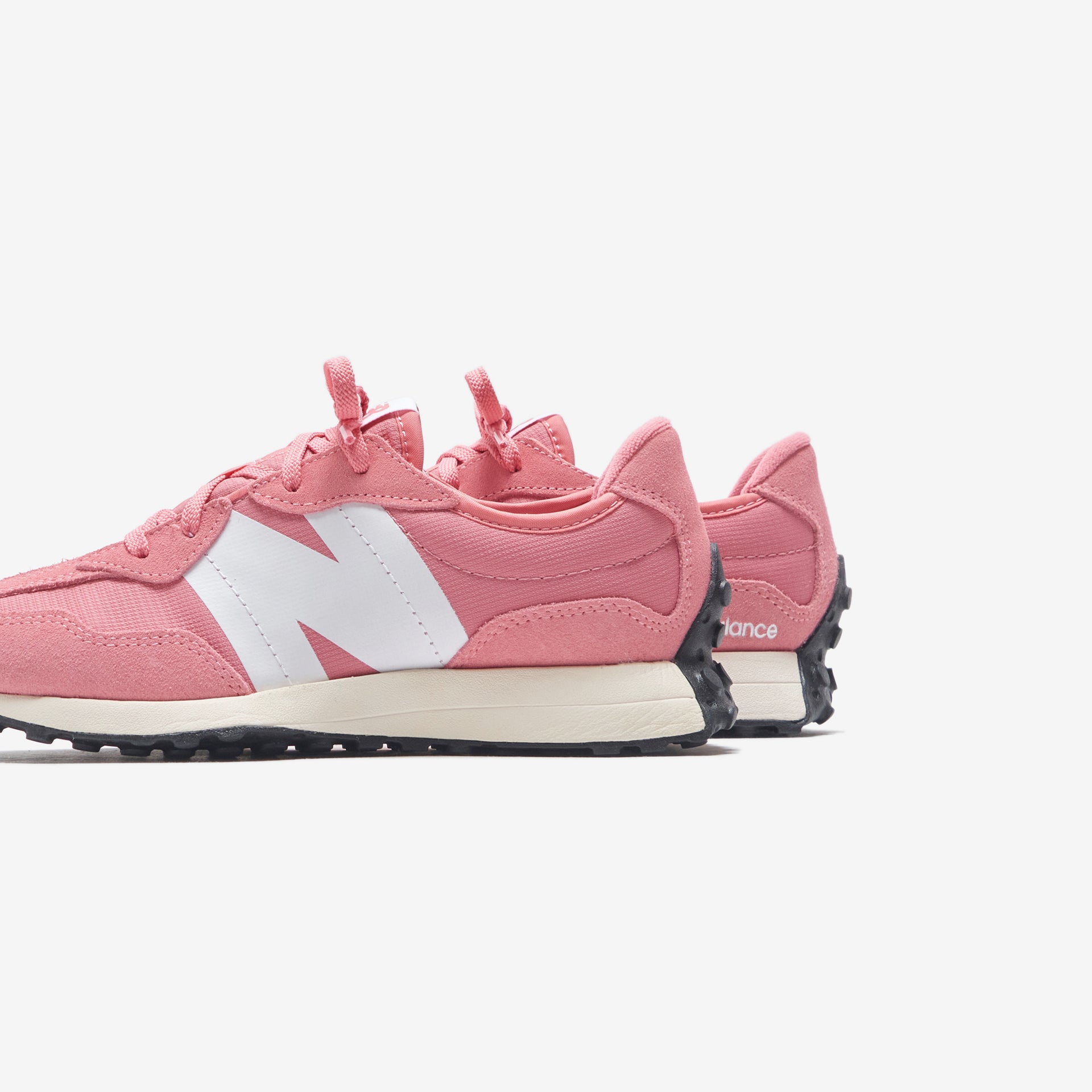 New Balance Grade School 327 Natural - Pink / White