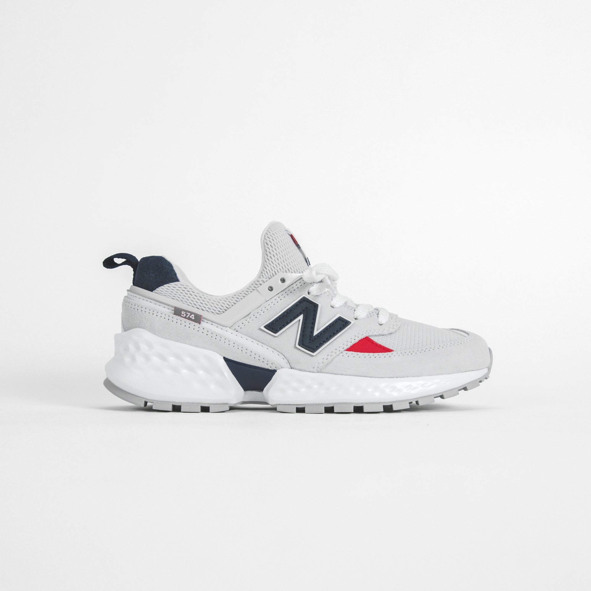 New balance 574 sport white red blue best sale