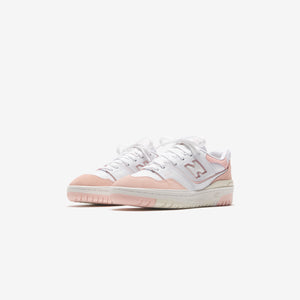 New Balance GS 550 - White / Pink Haze