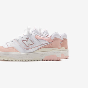 New Balance GS 550 - White / Pink Haze