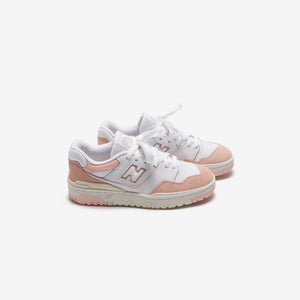 New Balance GS 550 - White / Pink Haze