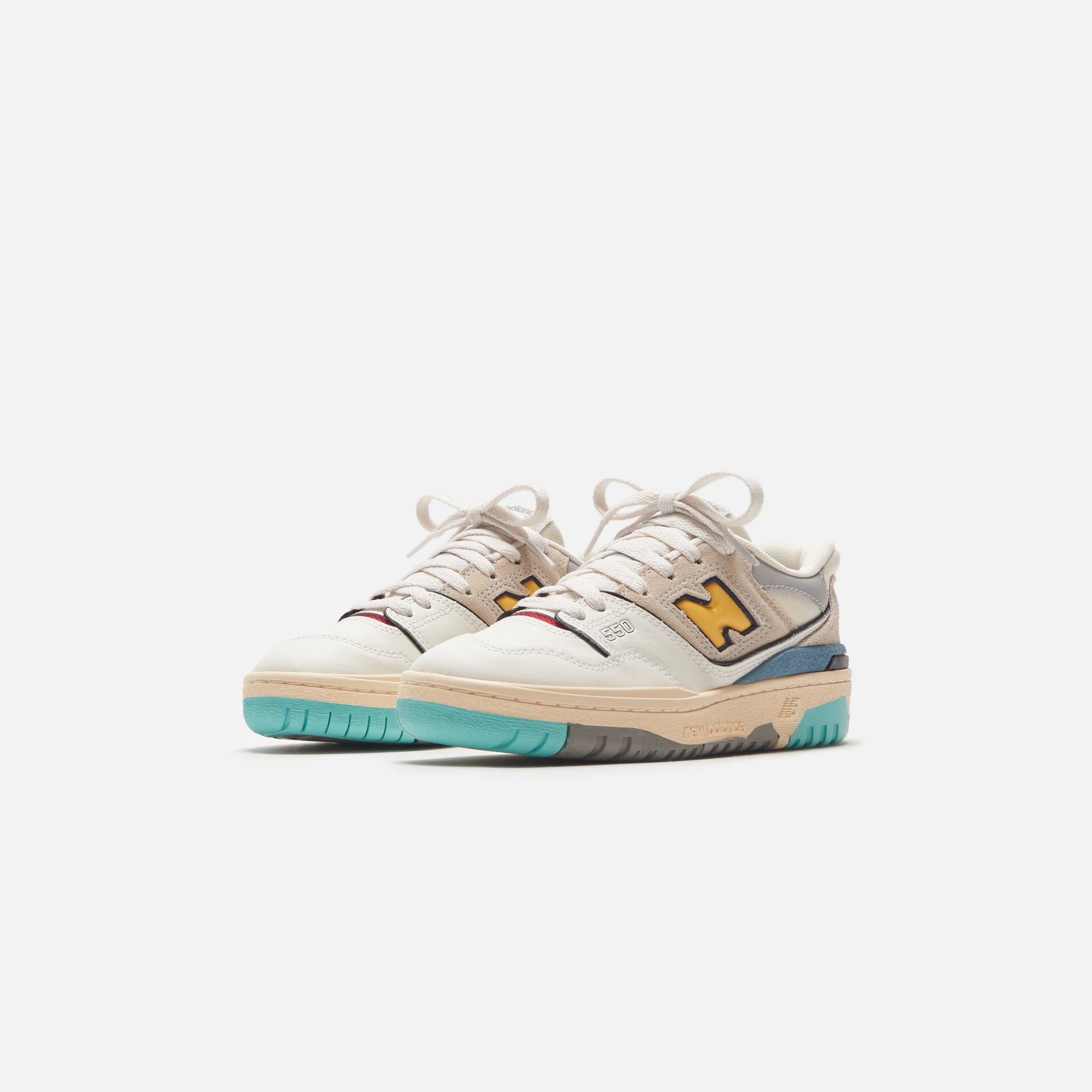 New Balance Grade School 550 - White / Surf