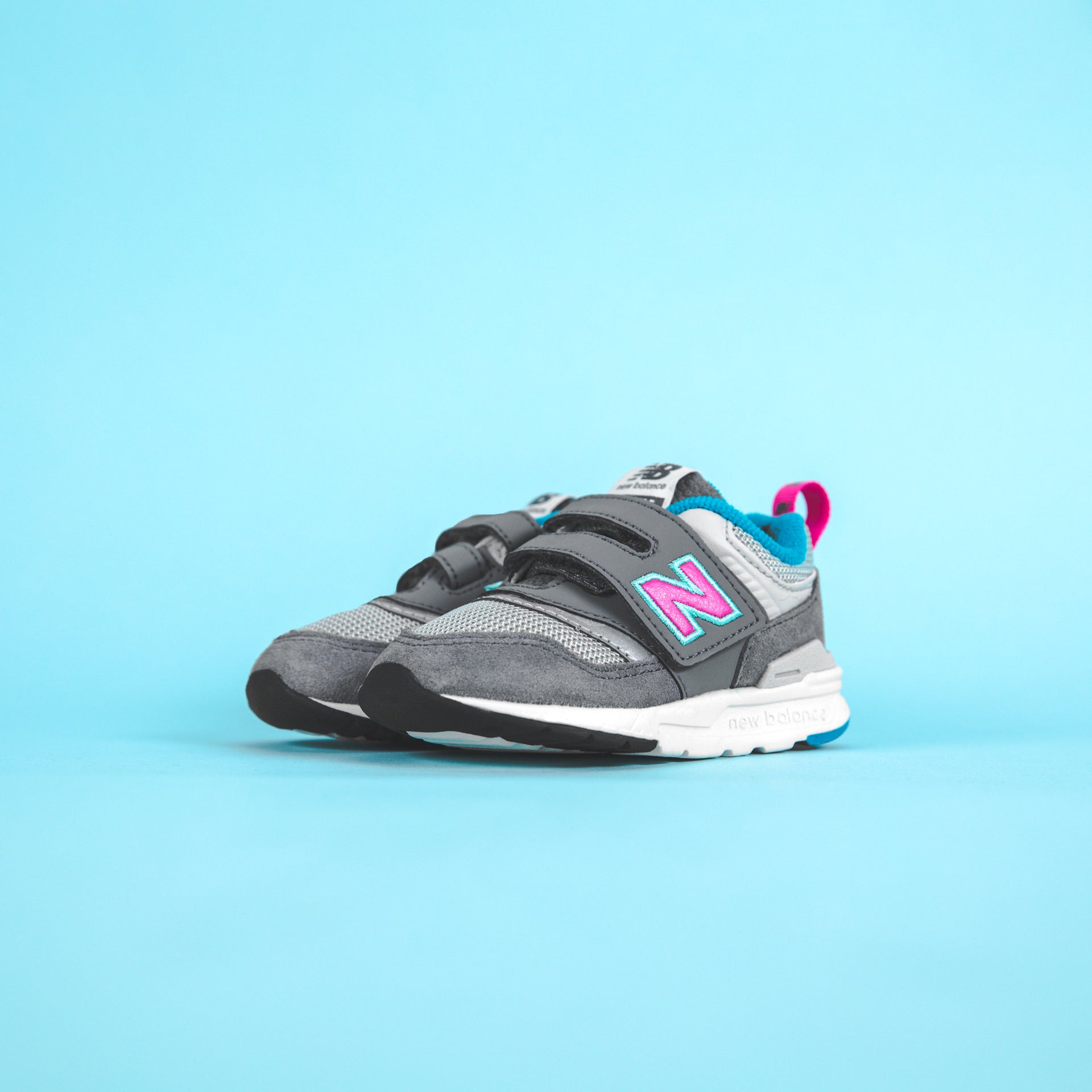 New Balance Toddler 997H I Strap - Castlerock / Peony