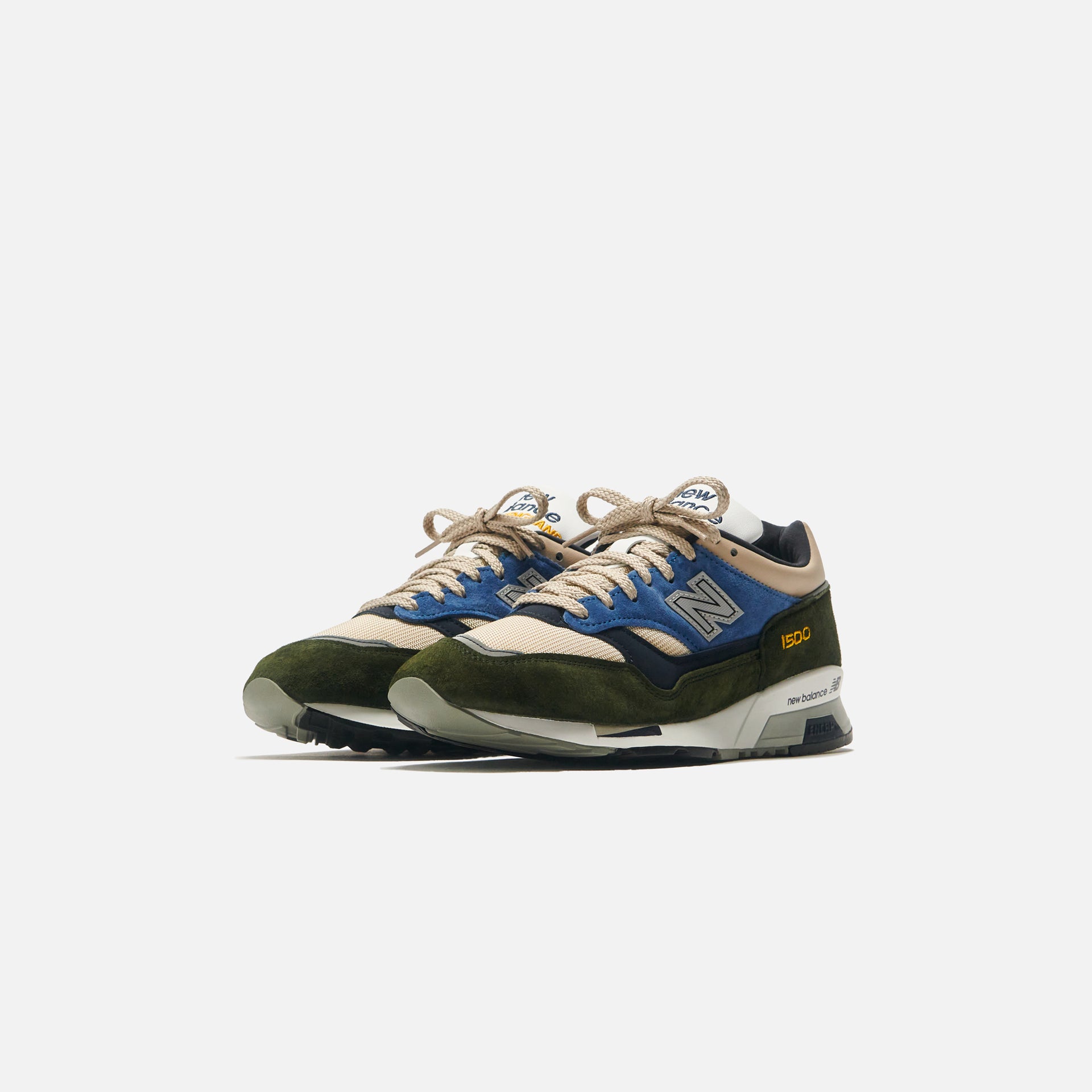 New Balance Made in UK 1500 - Khaki / Sand / Blue / Yellow